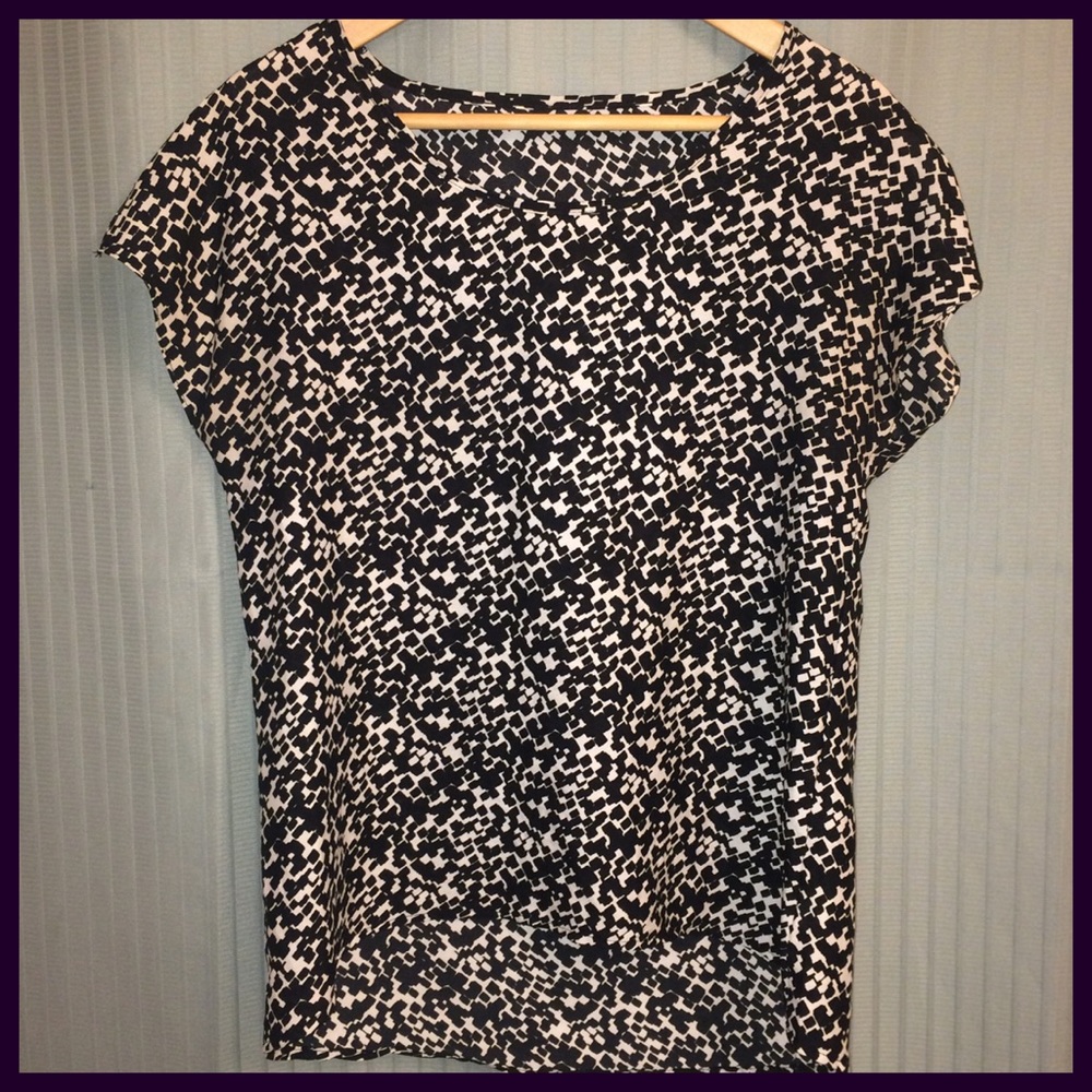 Black & White Blouse
